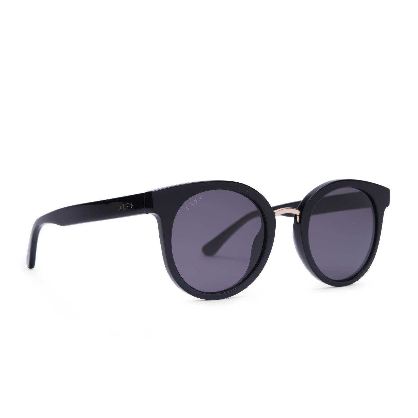 CHELSEA DEBOER - AUBREE + BLACK + GREY SUNGLASSES sold by Diff Eyewear product image thumbnail 2