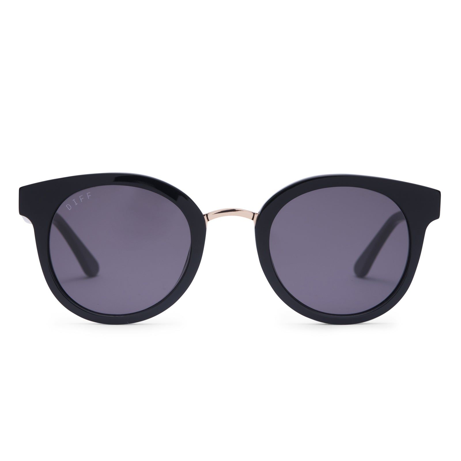 CHELSEA DEBOER - AUBREE + BLACK + GREY SUNGLASSES sold by Diff Eyewear