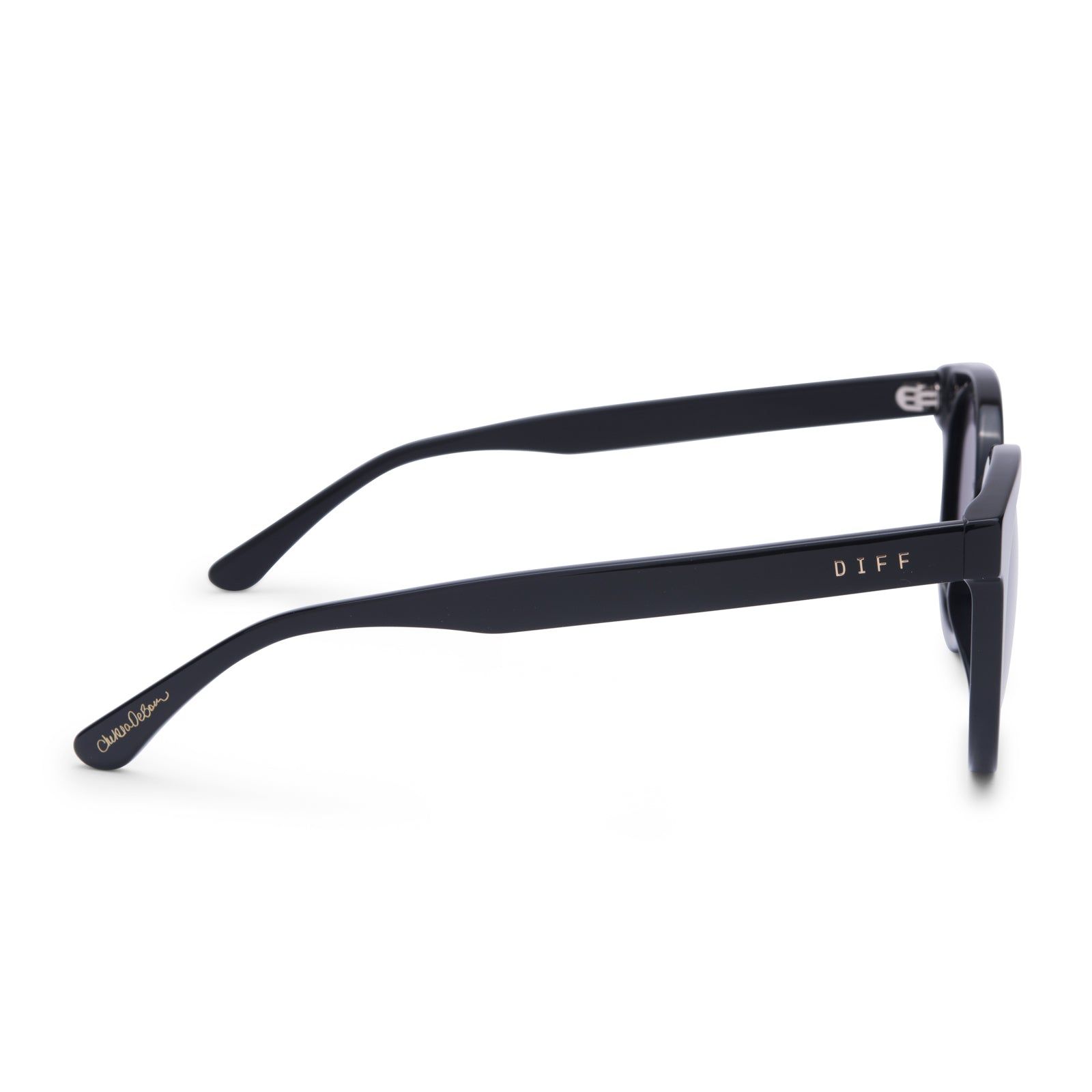 CHELSEA DEBOER - AUBREE + BLACK + GREY SUNGLASSES sold by Diff Eyewear product image thumbnail 4