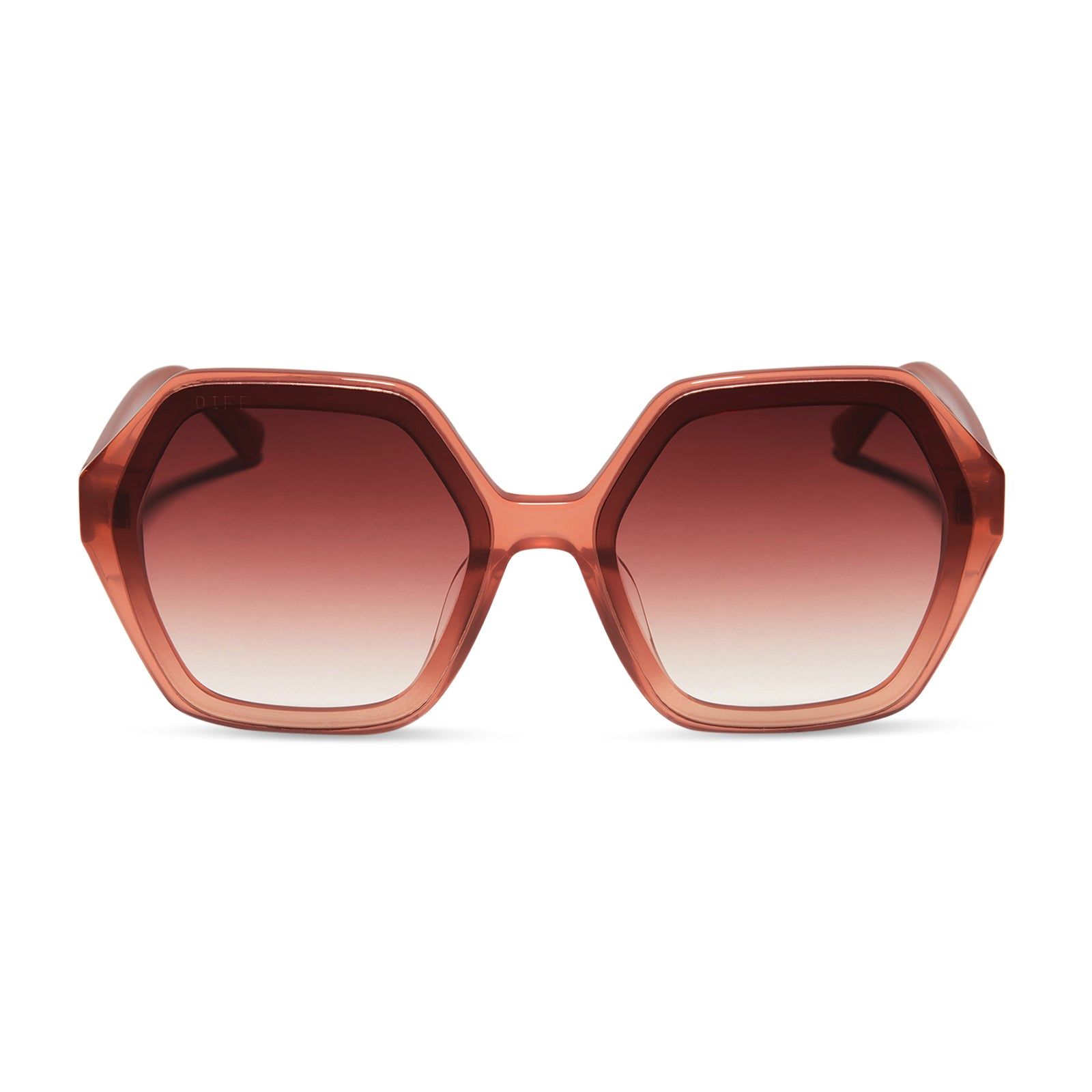 GIGI - DUSKY MAUVE + DUSK GRADIENT SUNGLASSES sold by Diff Eyewear