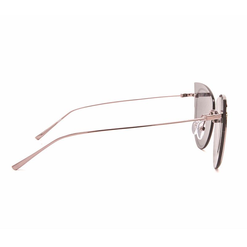 DEMI - LIGHT GUNMETAL + PURPLE MIRROR SUNGLASSES sold by Diff Eyewear product image thumbnail 3