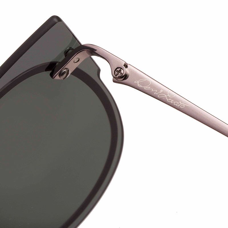 DEMI - LIGHT GUNMETAL + PURPLE MIRROR SUNGLASSES sold by Diff Eyewear product image thumbnail 6