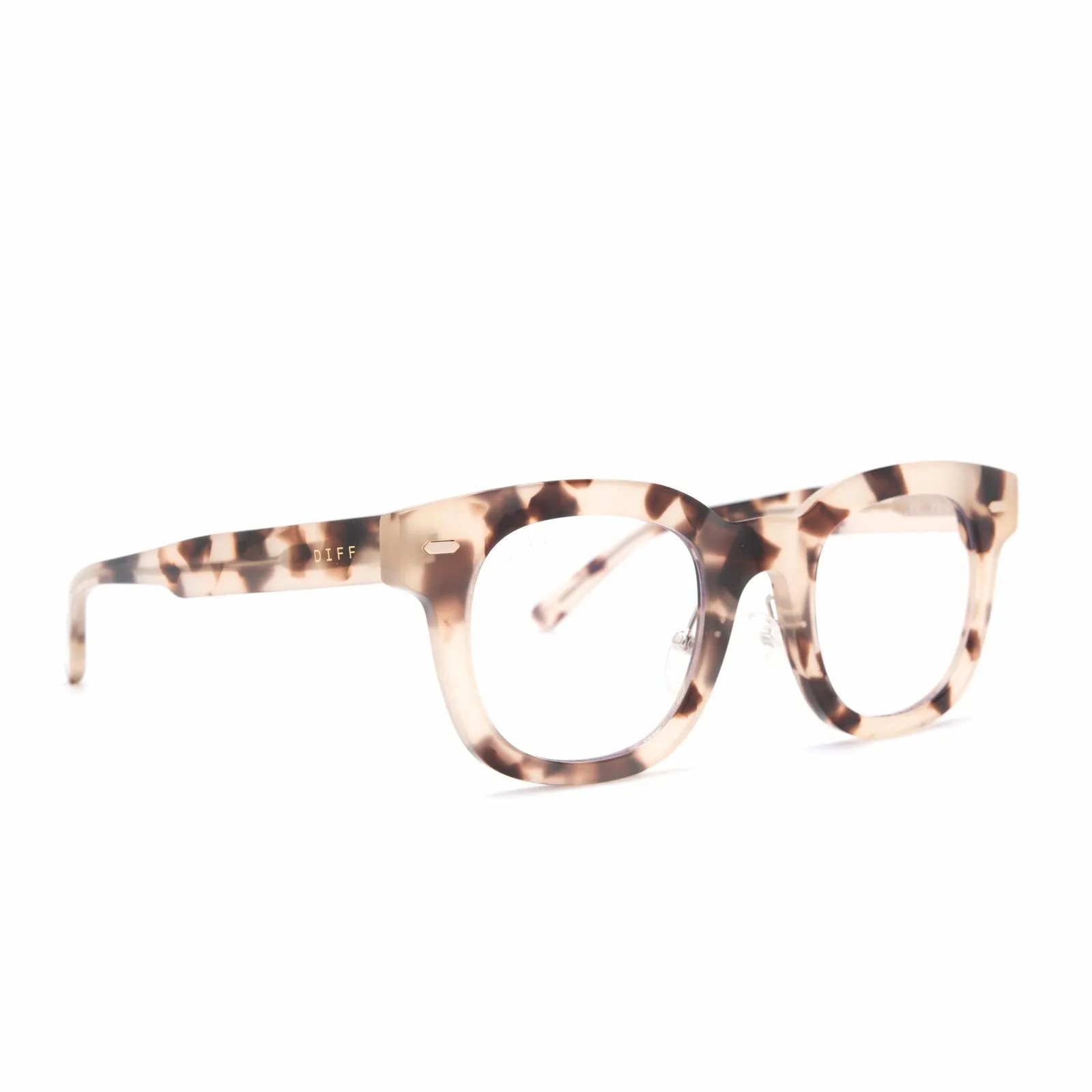 SUMMER - CREAM TORTOISE + BLUE LIGHT TECHNOLOGY GLASSES sold by Diff Eyewear product image thumbnail 2