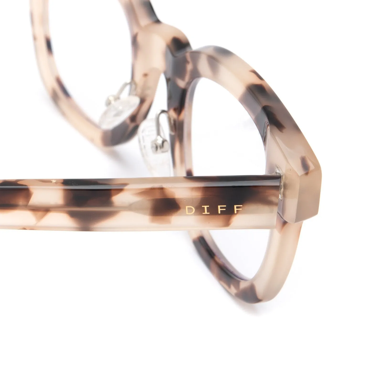 SUMMER - CREAM TORTOISE + BLUE LIGHT TECHNOLOGY GLASSES sold by Diff Eyewear product image thumbnail 4