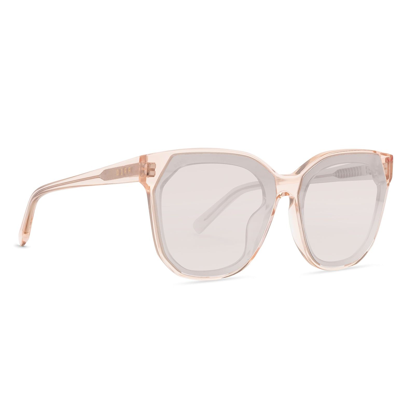 GIA - SANDSTONE CRYSTAL + BEIGE MIRROR SUNGLASSES sold by Diff Eyewear product image thumbnail 2