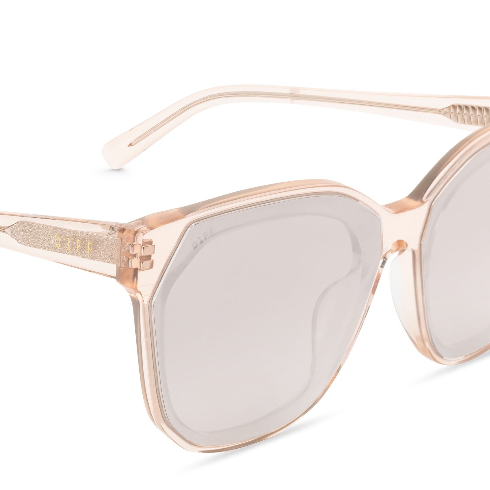 GIA - SANDSTONE CRYSTAL + BEIGE MIRROR SUNGLASSES sold by Diff Eyewear product image thumbnail 3