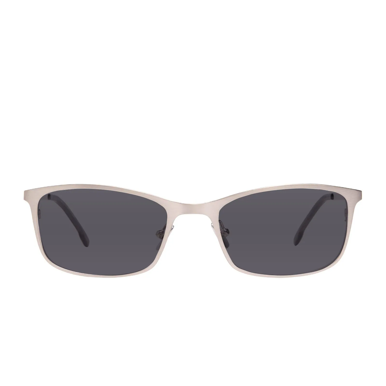 BERNIE - BRUSHED SILVER + GLASSES sold by Diff Eyewear product image thumbnail 4