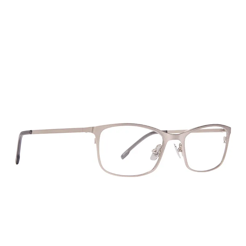 BERNIE - BRUSHED SILVER + GLASSES sold by Diff Eyewear product image thumbnail 2