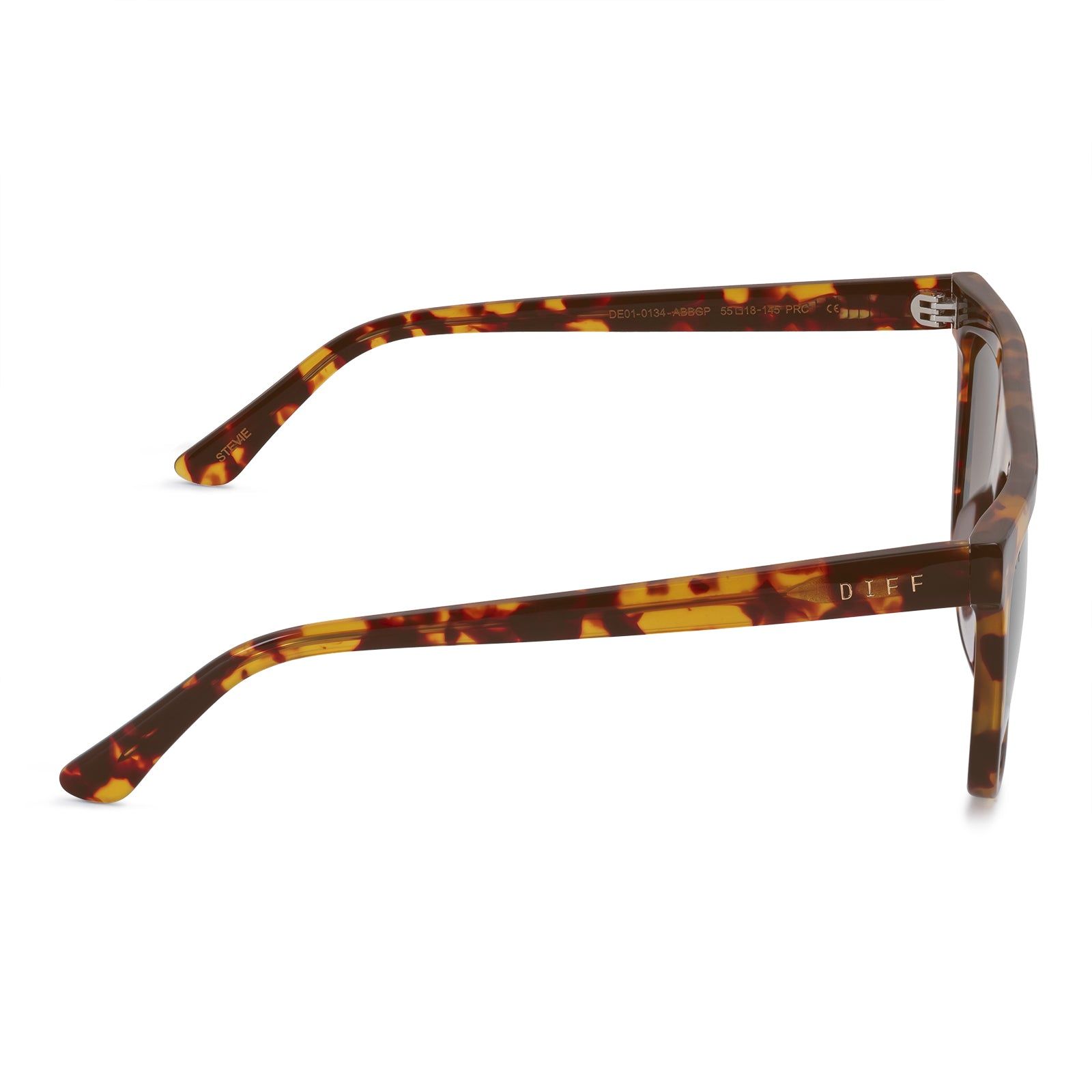 STEVIE - AMBER TORTOISE + BROWN GRADIENT + POLARIZED SUNGLASSES sold by Diff Eyewear product image thumbnail 4