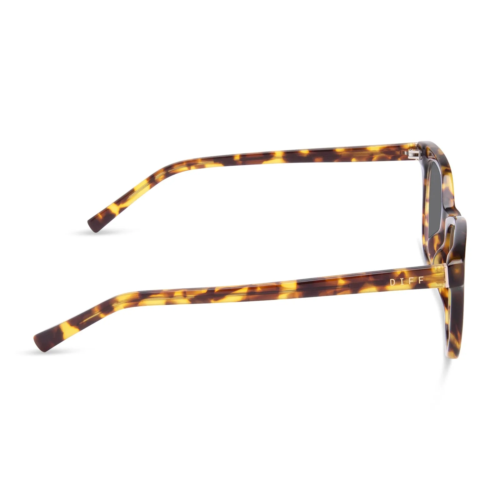 CARINA - AMBER TORTOISE + GREY SUNGLASSES sold by Diff Eyewear product image thumbnail 3