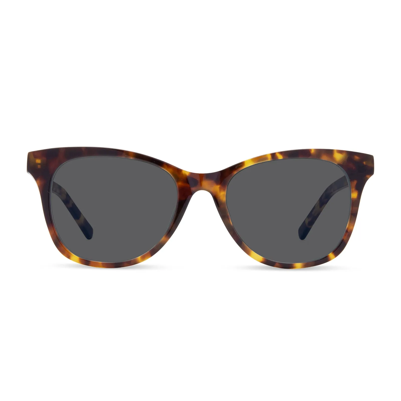 CARINA - AMBER TORTOISE + GREY SUNGLASSES sold by Diff Eyewear