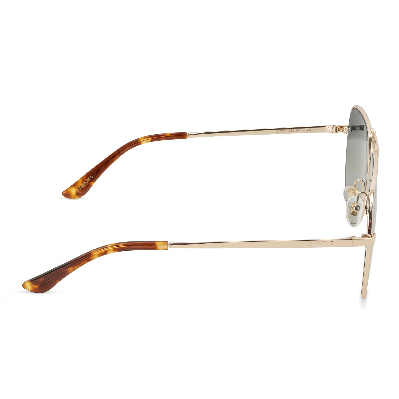 DEVON - GOLD + G15 GRADIENT + POLARIZED SUNGLASSES sold by Diff Eyewear product image thumbnail 4