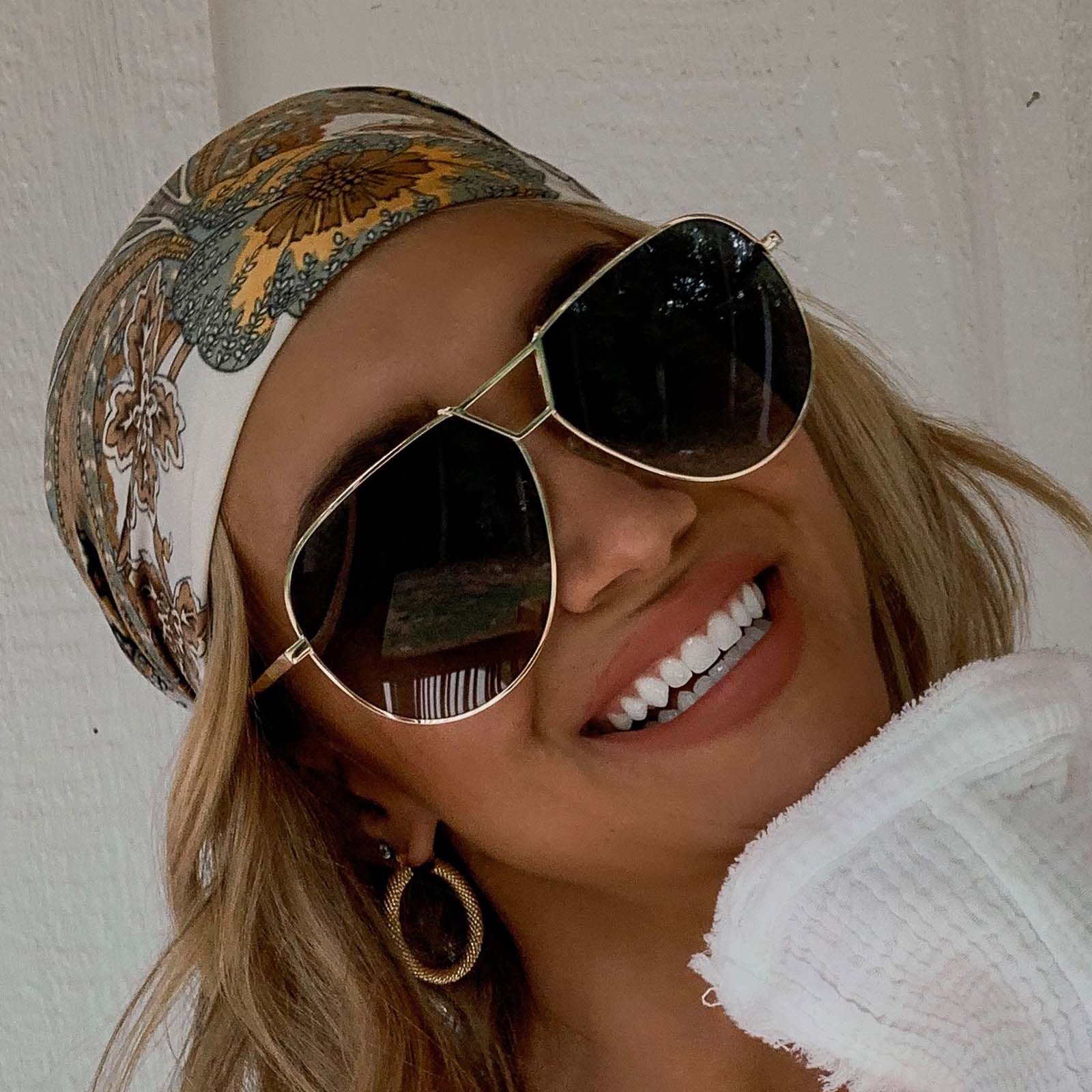 DEVON - GOLD + G15 GRADIENT + POLARIZED SUNGLASSES sold by Diff Eyewear product image thumbnail 6