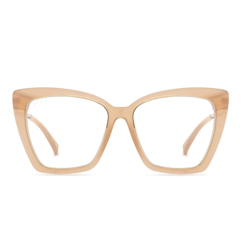 BECKY IV - RUSTIQUE + BLUE LIGHT TECHNOLOGY GLASSES sold by Diff Eyewear