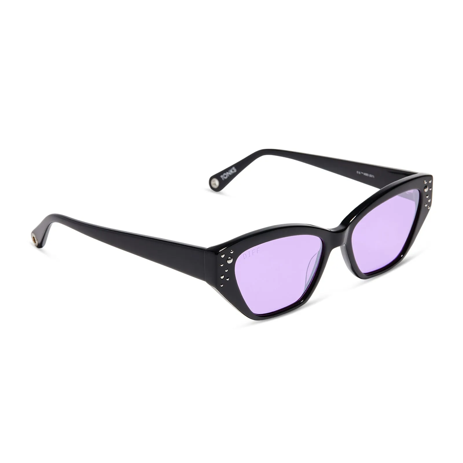 NYMPHADORA TONKS™ - BLACK + PURPLE SUNGLASSES sold by Diff Eyewear product image thumbnail 2
