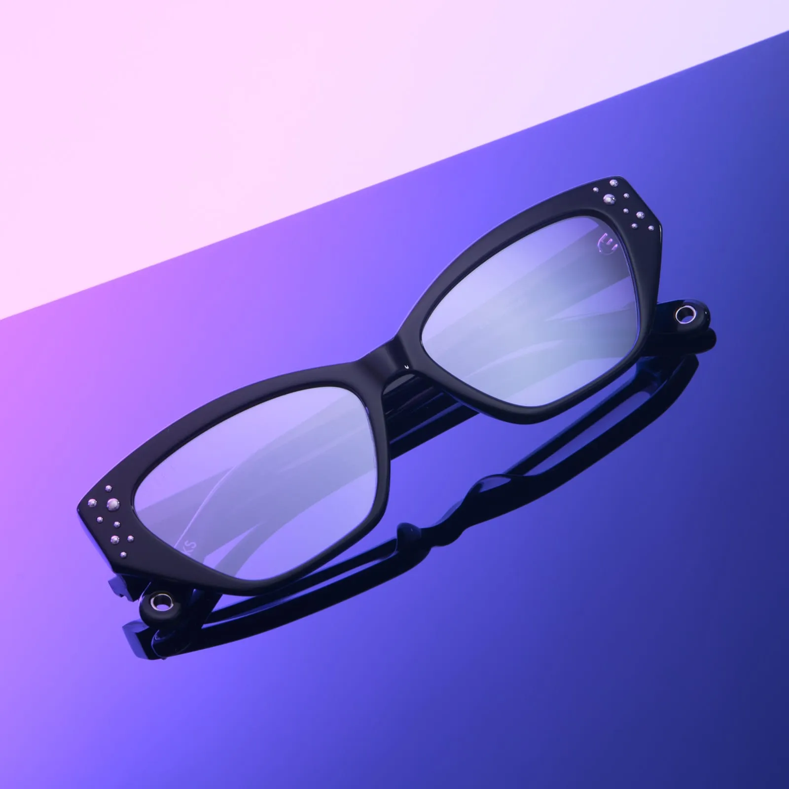 NYMPHADORA TONKS™ - BLACK + PURPLE SUNGLASSES sold by Diff Eyewear product image thumbnail 5