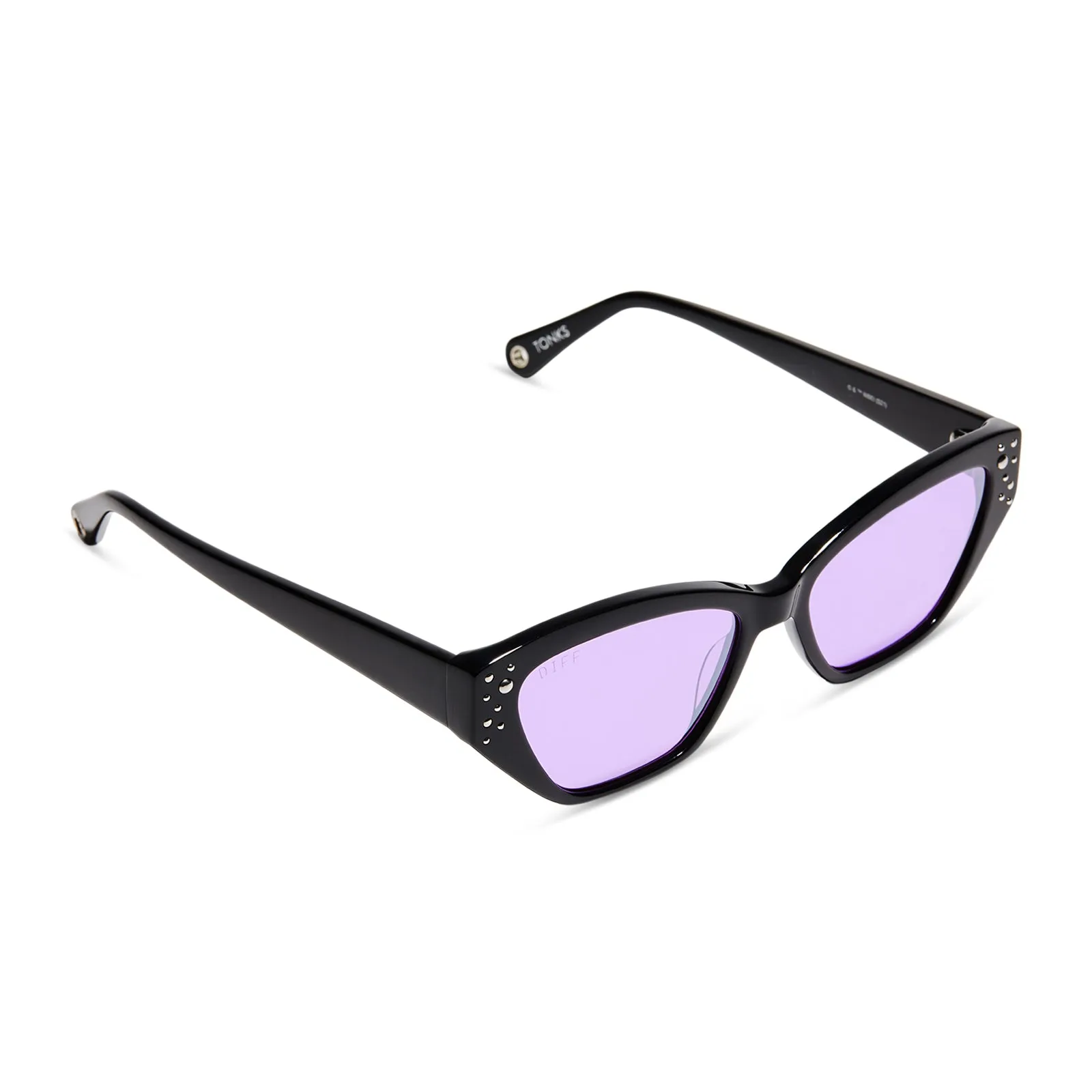 NYMPHADORA TONKS™ - BLACK + PURPLE SUNGLASSES sold by Diff Eyewear product image thumbnail 4