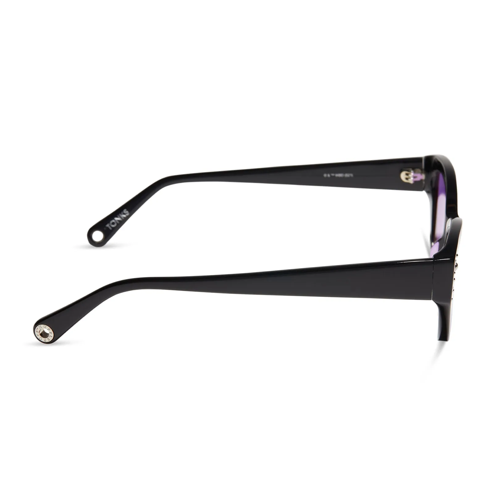 NYMPHADORA TONKS™ - BLACK + PURPLE SUNGLASSES sold by Diff Eyewear product image thumbnail 3
