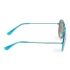CRUZ XS - TURQUOISE METALLIC + TEAL MIRROR SUNGLASSES sold by Diff Eyewear