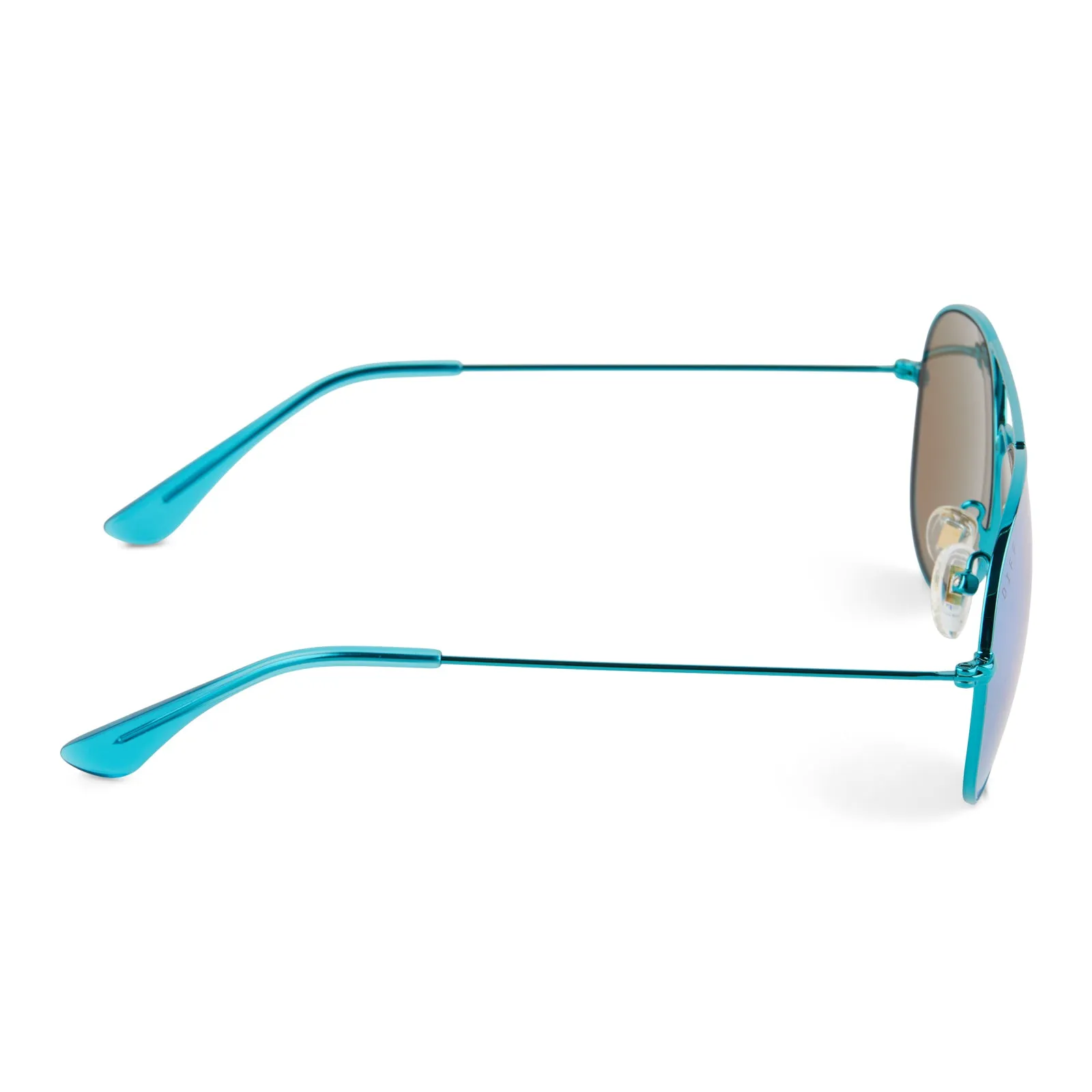 CRUZ XS - TURQUOISE METALLIC + TEAL MIRROR SUNGLASSES sold by Diff Eyewear product image thumbnail 3