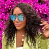 CRUZ XS - TURQUOISE METALLIC + TEAL MIRROR SUNGLASSES sold by Diff Eyewear