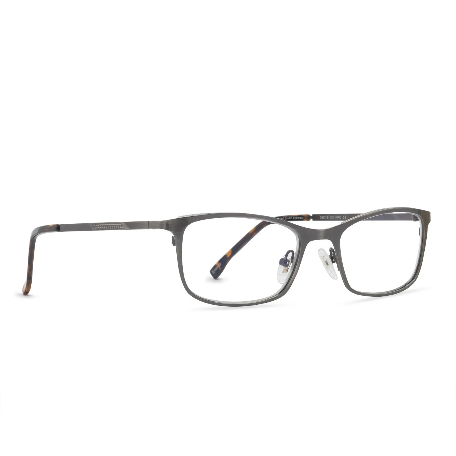 MEN'S HEALTH ENERGY - BRUSHED SILVER + CLEAR sold by Diff Eyewear product image thumbnail 2