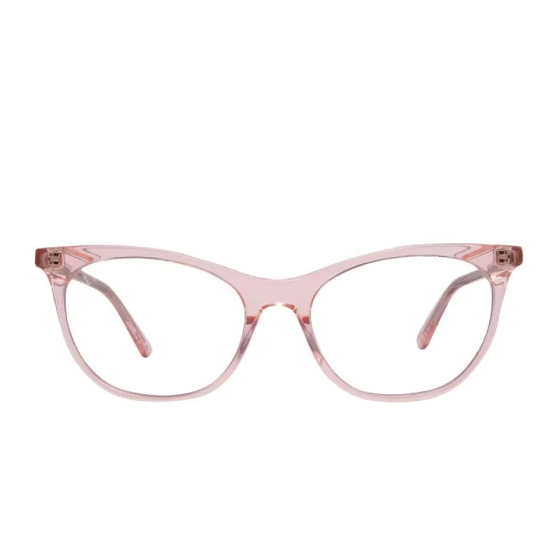 JADE - ROSE CRYSTAL + BLUE LIGHT TECHNOLOGY CLEAR GLASSES sold by Diff Eyewear