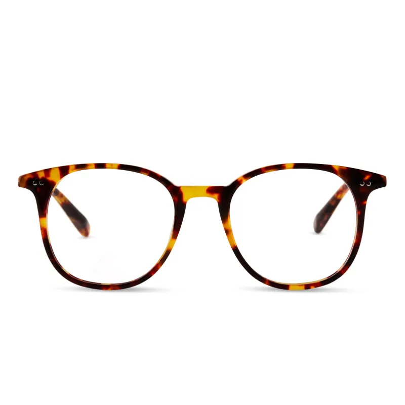 MAGGIE - AMBER TORTOISE + PRESCRIPTION GLASSES sold by Diff Eyewear