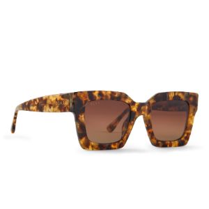 DANI - TOASTED COCONUT + BROWN GRADIENT POLARIZED SUNGLASSES sold by Diff Eyewear