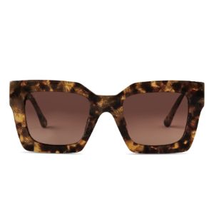DANI - TOASTED COCONUT + BROWN GRADIENT POLARIZED SUNGLASSES sold by Diff Eyewear