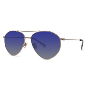 Diff Eyewear SCOUT GOLD GREY BLUE POLARIZED SUNGLASSES