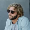 TANNER - BLACK + GREY POLARIZED SUNGLASSES sold by Diff Eyewear