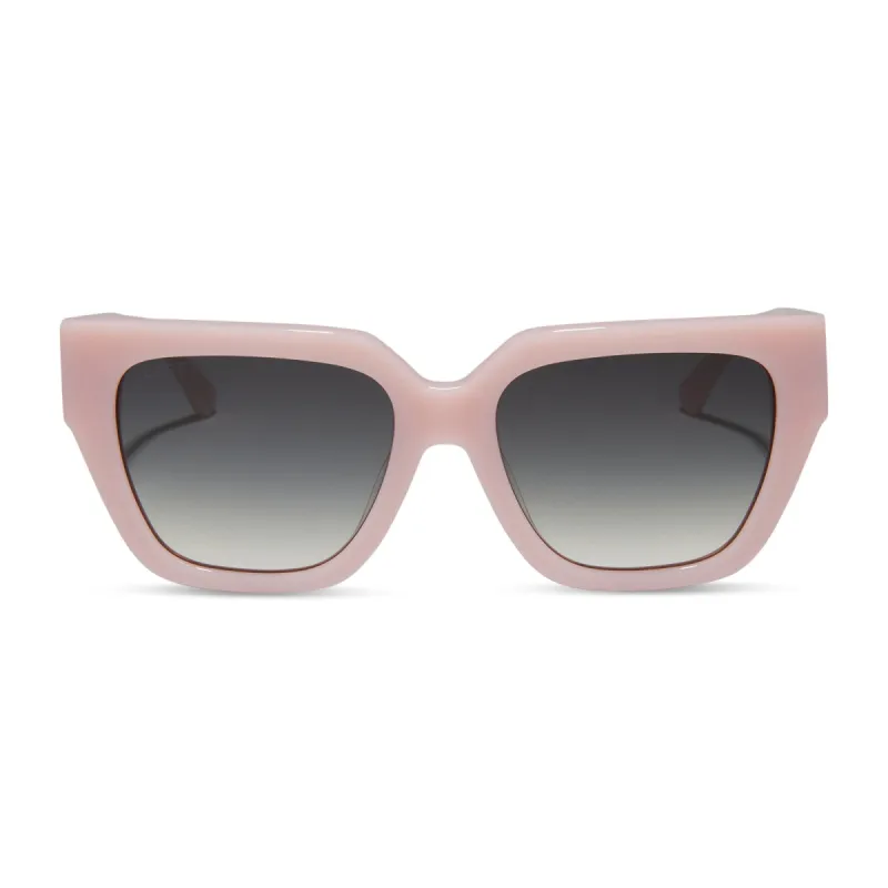 REMI II - PINK VELVET + GREY GRADIENT SUNGLASSES sold by Diff Eyewear