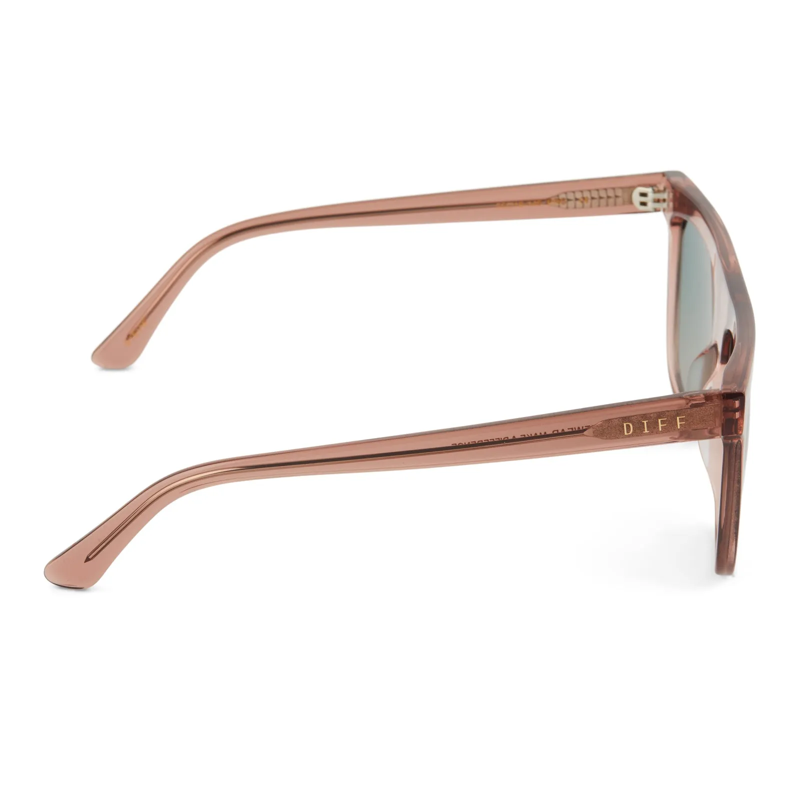 STEVIE - CAFÉ OLE + TURQUOISE SEA GRADIENT SUNGLASSES sold by Diff Eyewear product image thumbnail 3