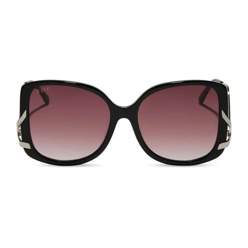 BEETLEJUICE™ - DELIA DEETZ™ + BLACK + RED GRADIENT SUNGLASSES sold by Diff Eyewear