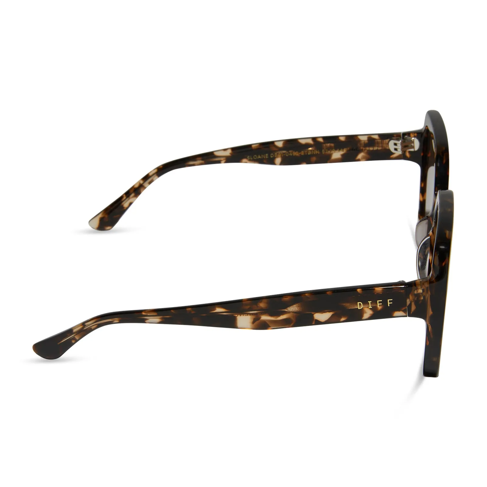 SLOANE - ESPRESSO TORTOISE + BROWN SUNGLASSES sold by Diff Eyewear product image thumbnail 3