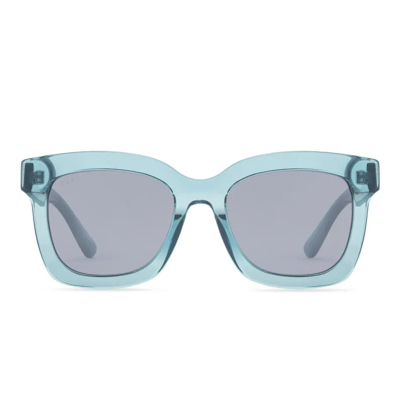 CARSON - TEAL HAZE + GREY MIRROR + POLARIZED SUNGLASSES sold by Diff Eyewear