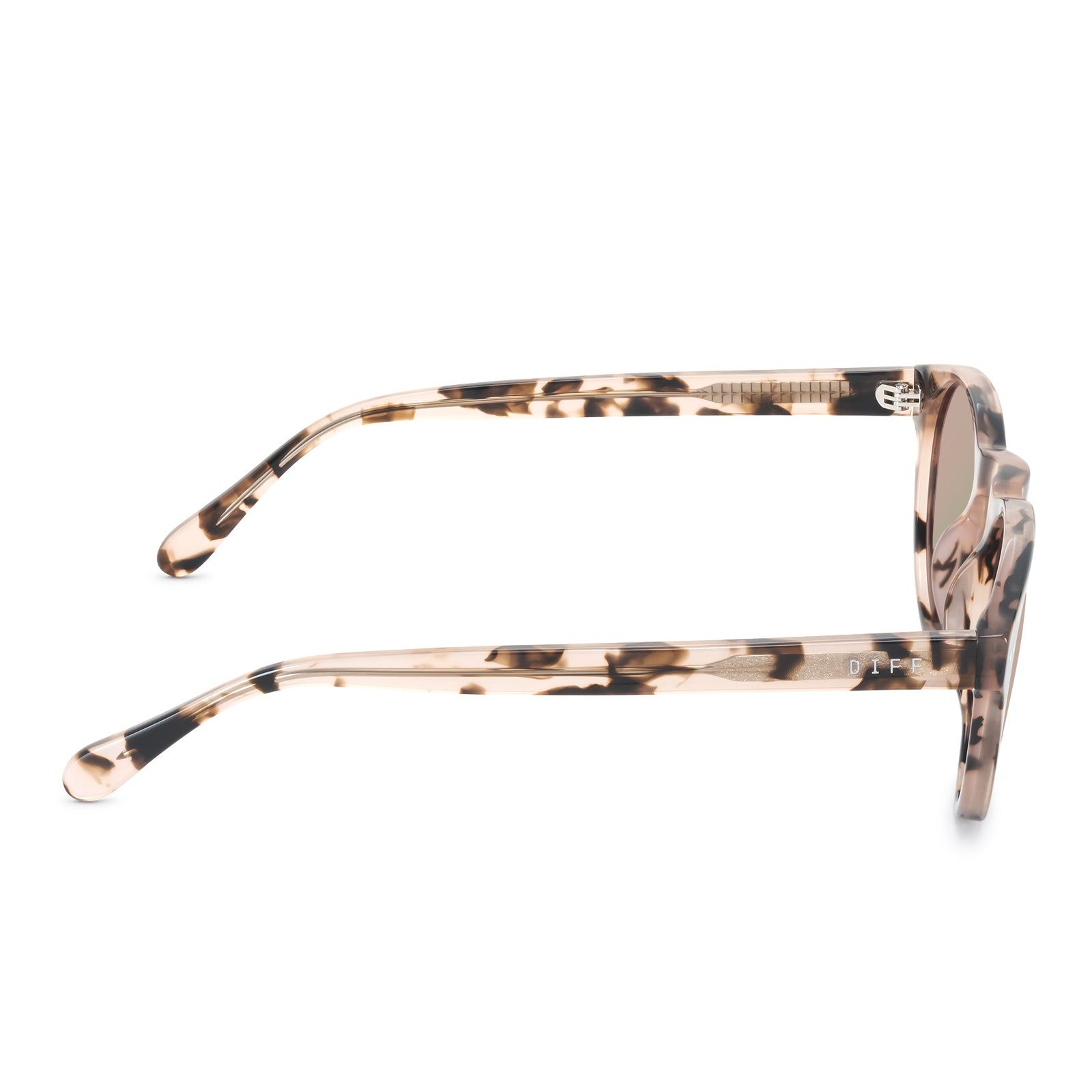 CODY - HIMALAYAN TORTOISE + CHERRY BLOSSOM MIRROR SUNGLASSES sold by Diff Eyewear product image thumbnail 4