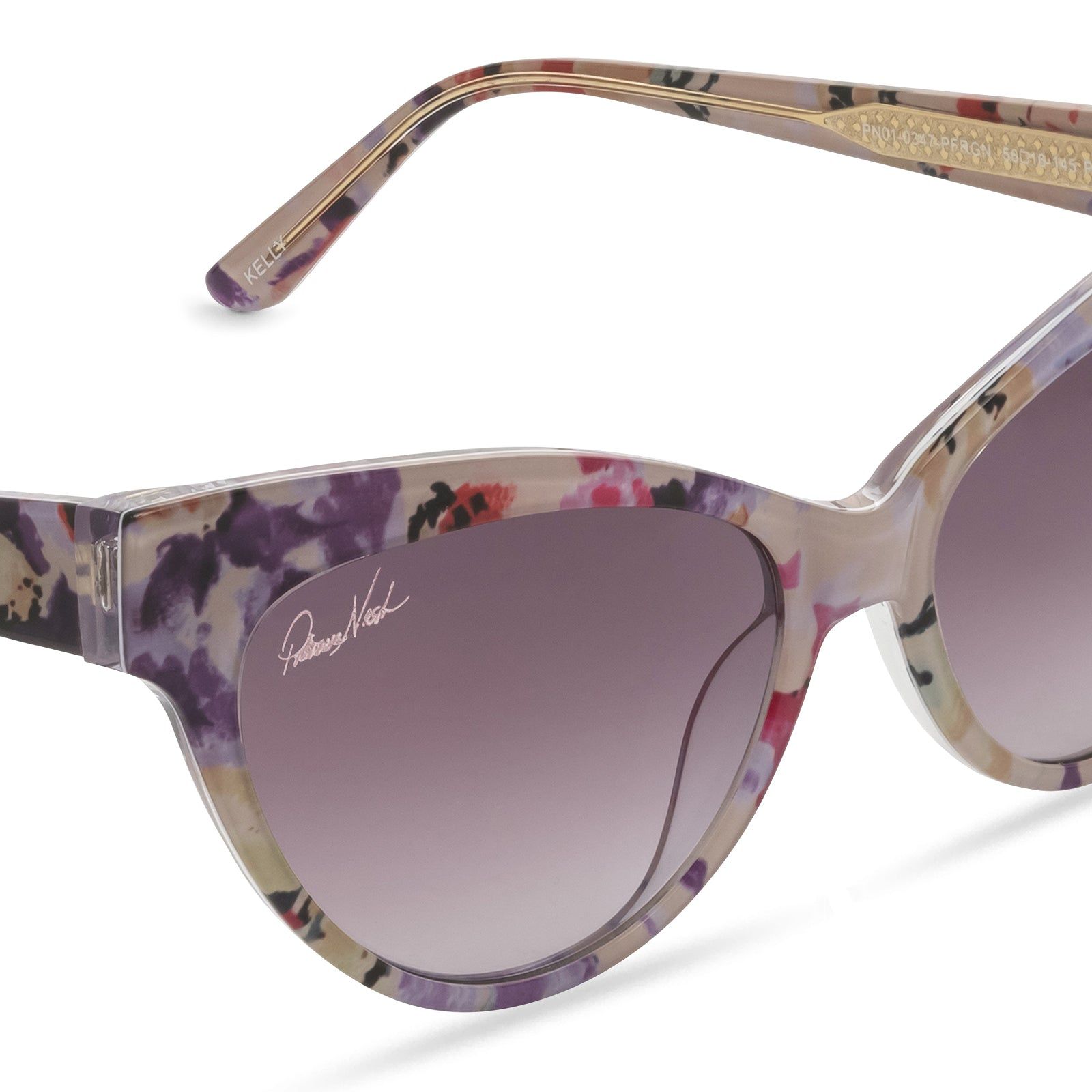PATRICIA NASH - KELLY + FLORAL + ROSE GRADIENT SUNGLASSES sold by Diff Eyewear product image thumbnail 4