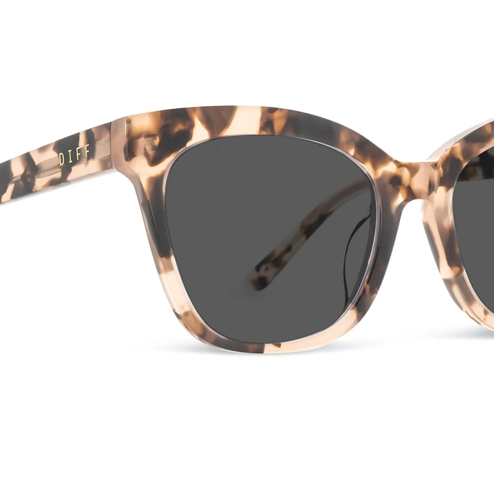WINSTON - HIMALAYAN TORTOISE + GREY SUNGLASSES sold by Diff Eyewear product image thumbnail 4