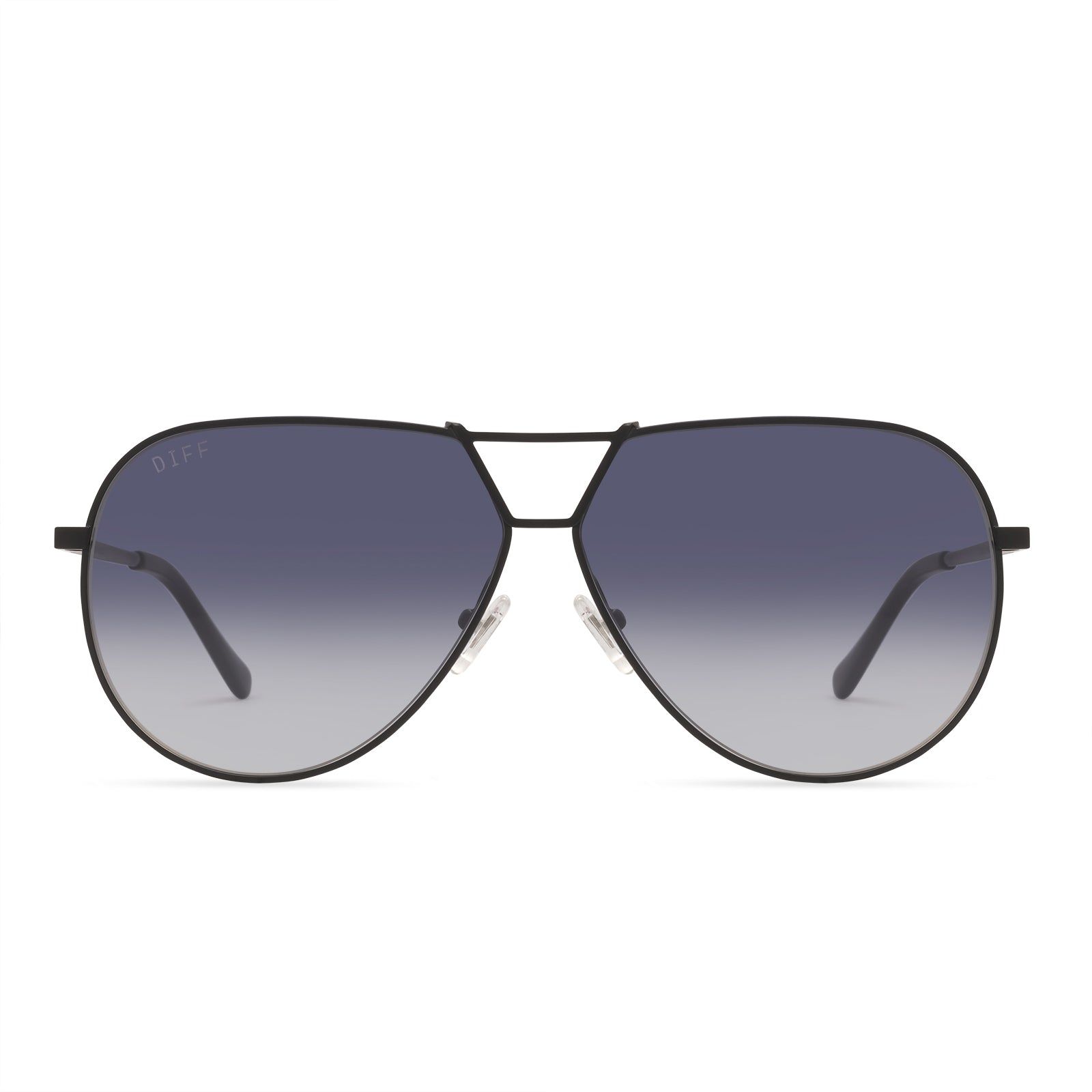DEVON - BLACK + GREY SUNGLASSES sold by Diff Eyewear