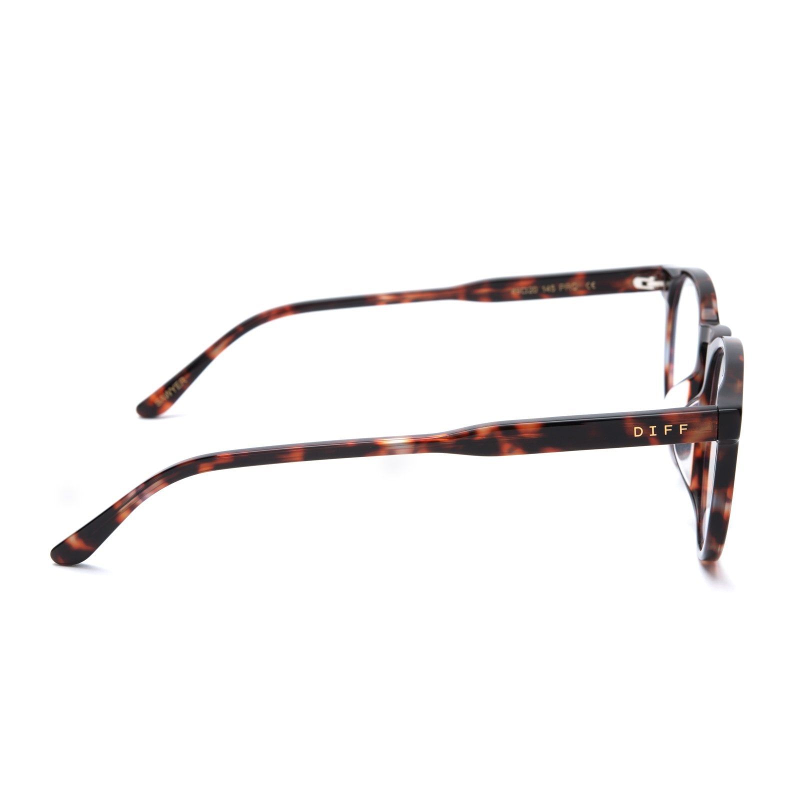 SAWYER - WINE TORTOISE + BLUE LIGHT TECHNOLOGY GLASSES sold by Diff Eyewear product image thumbnail 3