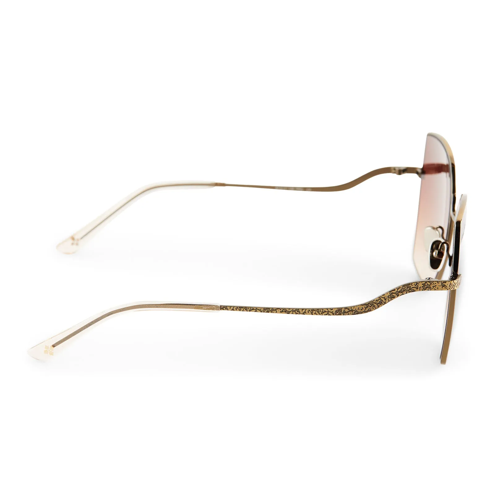 PATRICIA NASH - SOPHIA + SAND CRYSTAL + BROWN GRADIENT SUNGLASSES sold by Diff Eyewear product image thumbnail 3