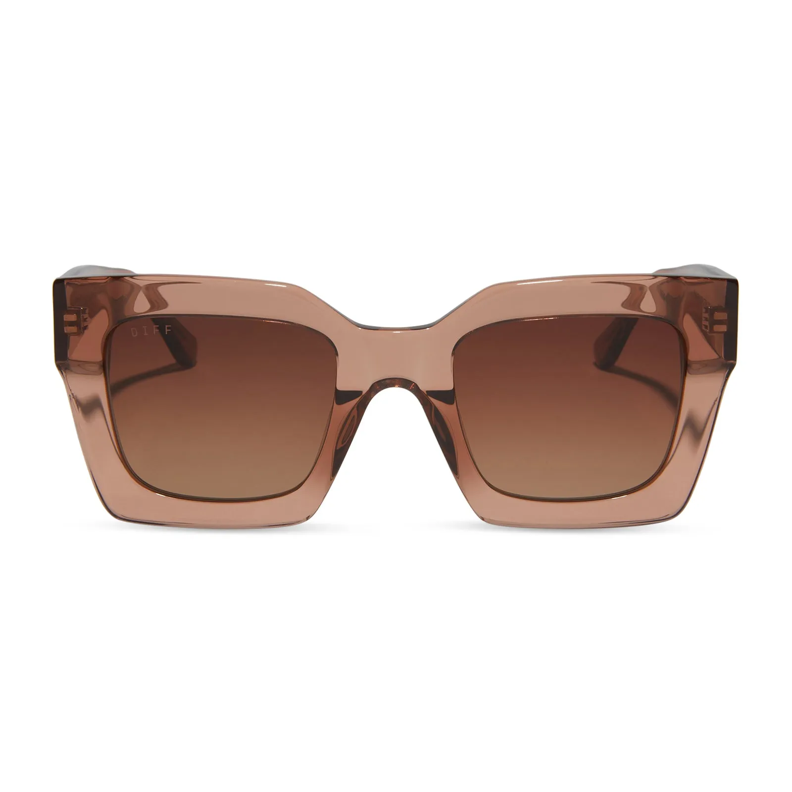 DANI - CAFÉ OLE + BROWN GRADIENT SUNGLASSES sold by Diff Eyewear