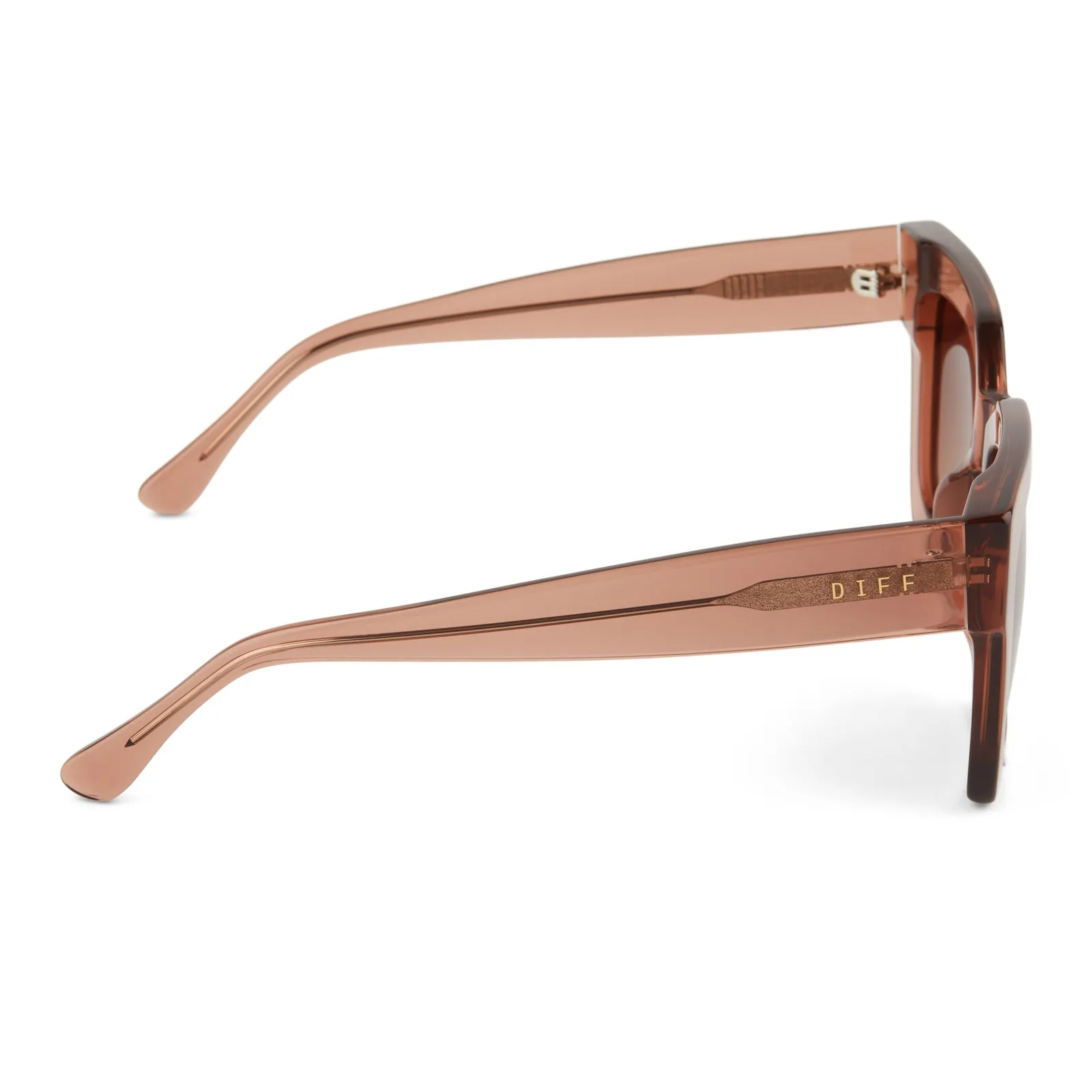 DANI - CAFÉ OLE + BROWN GRADIENT SUNGLASSES sold by Diff Eyewear product image thumbnail 3