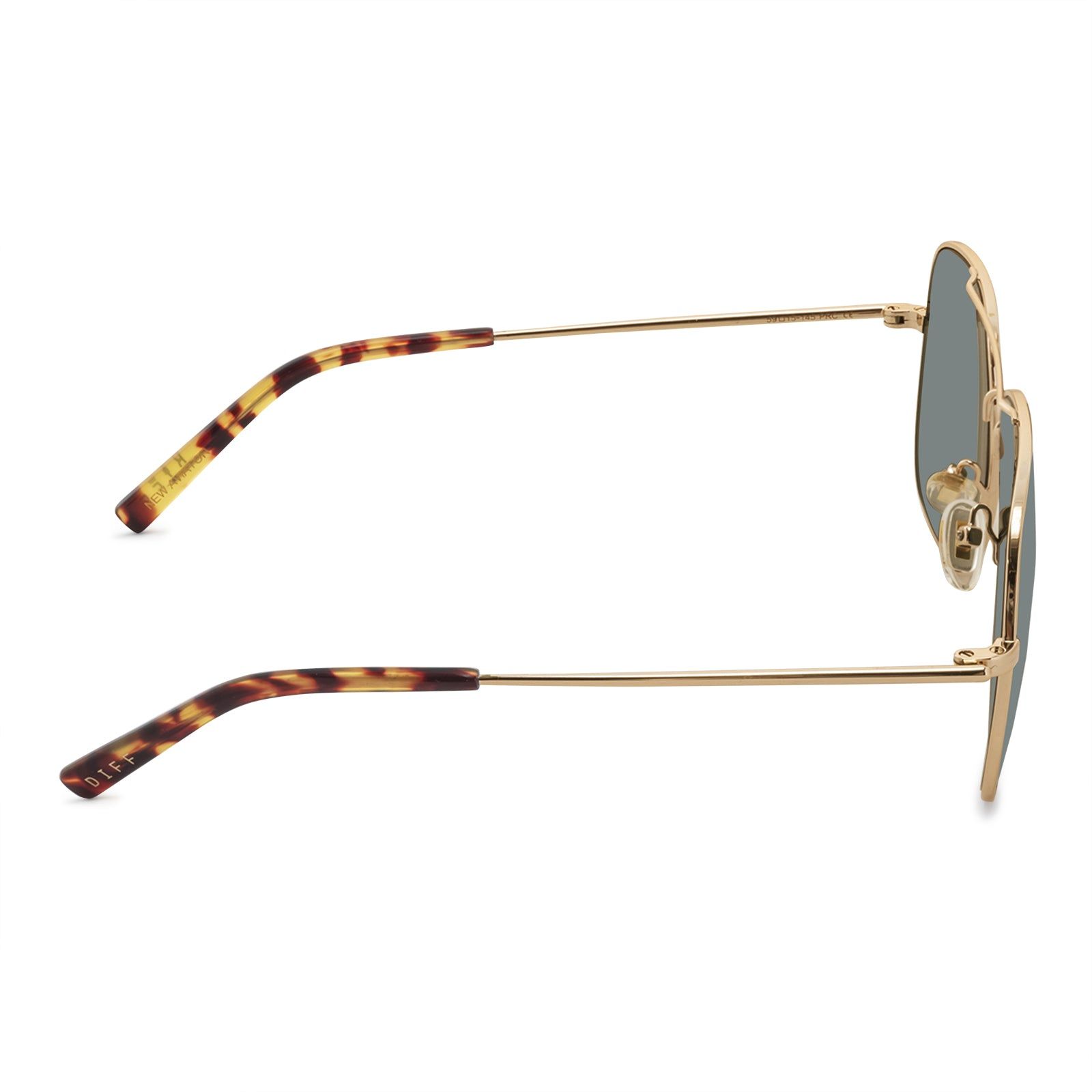 BROOKLYN - GOLD + G15 SUNGLASSES sold by Diff Eyewear product image thumbnail 3