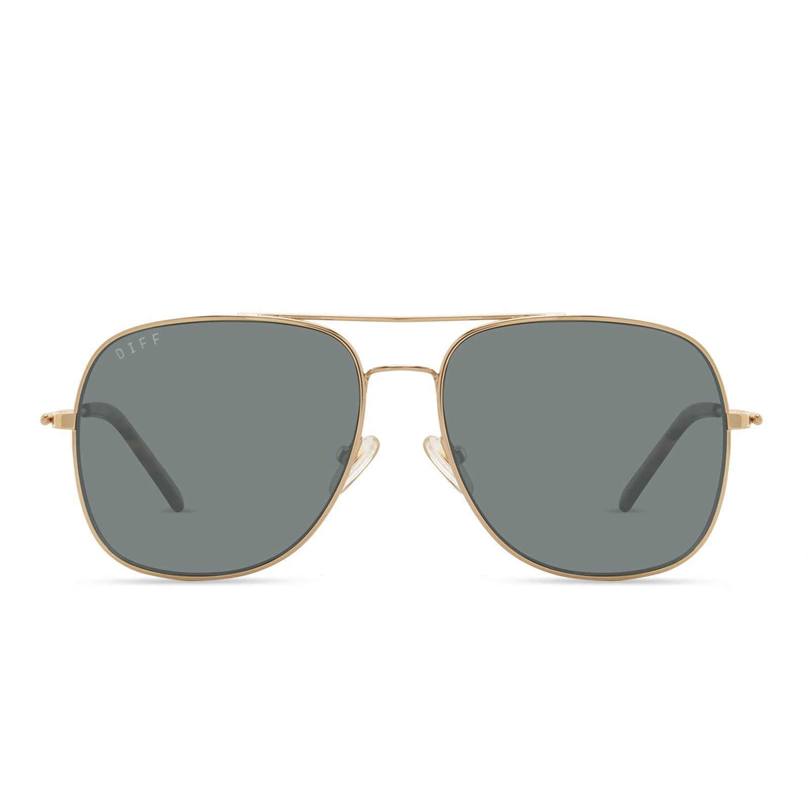 BROOKLYN - GOLD + G15 SUNGLASSES sold by Diff Eyewear