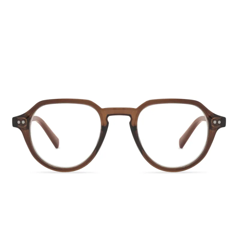 MEN'S HEALTH PROSPERITY - WHISKEY CRYSTAL + CLEAR sold by Diff Eyewear
