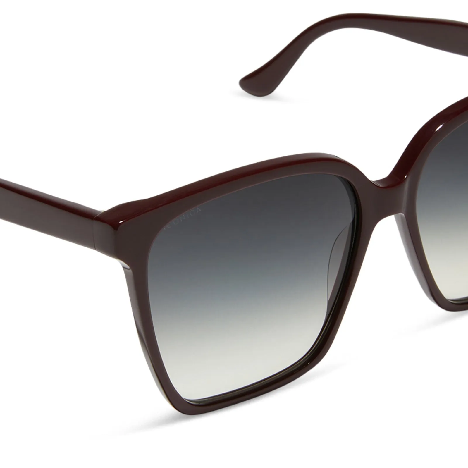 NAOMI - BORDEAUX + GREY GRADIENT + POLARIZED SUNGLASSES sold by Diff Eyewear product image thumbnail 4