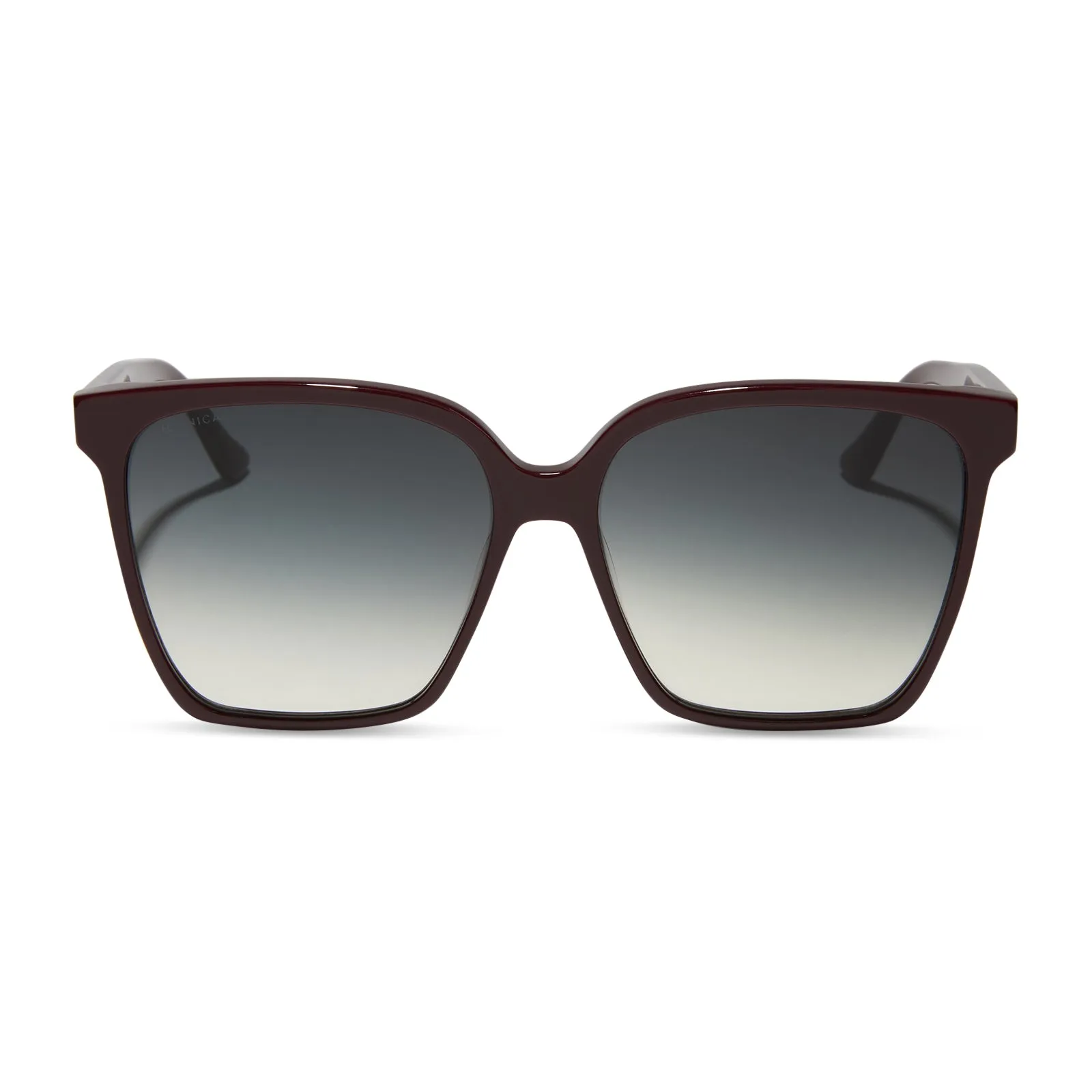NAOMI - BORDEAUX + GREY GRADIENT + POLARIZED SUNGLASSES sold by Diff Eyewear product image thumbnail 2